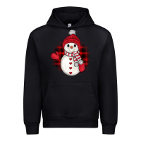Black snowman christmas Urban Hoodie - JahusDesignShop