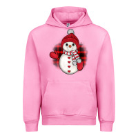 Fuchsia Pink snowman christmas Urban Hoodie - JahusDesignShop
