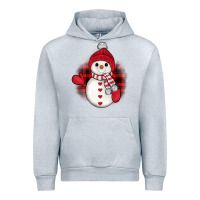 Heather Grey snowman christmas Urban Hoodie - JahusDesignShop