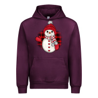 Mauve Wine snowman christmas Urban Hoodie - JahusDesignShop