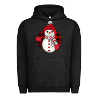 Pigment Black snowman christmas Urban Hoodie - JahusDesignShop