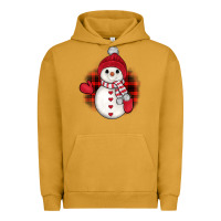 Pigment Peanut Butter snowman christmas Urban Hoodie - JahusDesignShop