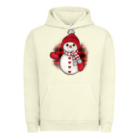Pigment Pistachio snowman christmas Urban Hoodie - JahusDesignShop