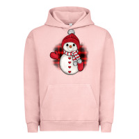 Pigment Salmon snowman christmas Urban Hoodie - JahusDesignShop