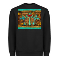 Black crosses tumbler Heavyweight Sweatshirt - BarkalooDesign
