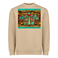 Crosses Tumbler Heavyweight Sweatshirt | Teevron
