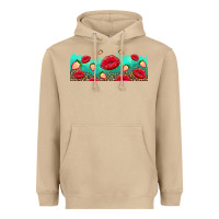 Mushroom lips and strawberries Heavyweight Hoodie - AdoDesignShop
