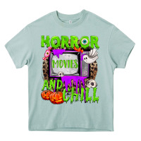 Arona Horror movies and chill Heavy Core Tee - NancyCooperArtShop