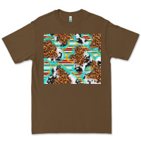 Cacao serape cowhide and leopard with glitter Premium Tee - TumblerDesignByShophia
