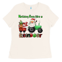 Bone nothing runs like a reindeer Ladies Tee - CowGirlArtShop