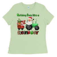 Matcha nothing runs like a reindeer Ladies Tee - CowGirlArtShop