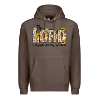 Coffee the lord is my light and my salvation Premium Hoodie - CowhideDigitalArt
