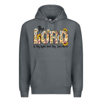 Rock the lord is my light and my salvation Premium Hoodie - CowhideDigitalArt