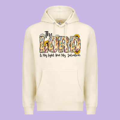The Lord Is My Light And My Salvation Premium Hoodie Designed By Cowhidedigitalart