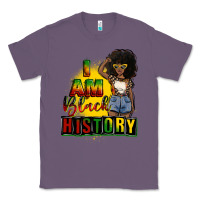 Lavender i am black history juneteenth Classic Tee - CowGirlArtShop