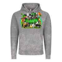 Cloud Rock St. Patrick's Day farm animal truck Vintage Hoodie - FaDigitalArtStudio