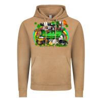 St. Patrick's Day Farm Animal Truck Vintage Hoodie | Teevron
