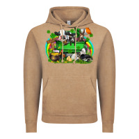 Vintage Coffee St. Patrick's Day farm animal truck Vintage Hoodie - FaDigitalArtStudio
