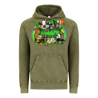 Vintage Olive St. Patrick's Day farm animal truck Vintage Hoodie - FaDigitalArtStudio