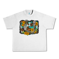 Lunar Rock western leopard cowhide turquoise background horse Urban Heavy Tee - OliviaCreatesArt