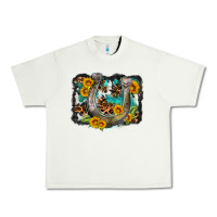Pistachio western leopard cowhide turquoise background horse Urban Heavy Tee - OliviaCreatesArt