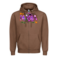 Chestnut halloween mama Zipper Hoodie - AdoDesignShop