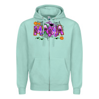 Seafoam halloween mama Zipper Hoodie - AdoDesignShop