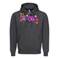 Smoke halloween mama Zipper Hoodie - AdoDesignShop