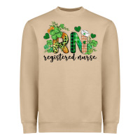 St. Patricks Day Registered Nurse Rn Heavyweight Sweatshirt | Teevron