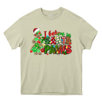 Mossy i believe in santa paws Heavy Core Tee - texasbilliewilder