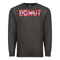 Smoke donut with donut and hearts Premium Sweatshirt - AdoDesignShop