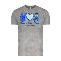 Cloud Rock Peace Love Cure Colon Cancer Vintage Tee - Jasminsmagicworld