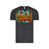Vintage Black mom of twins western brushstroke Vintage Tee - OliviaCreatesArt