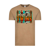 Vintage Coffee mom of twins western brushstroke Vintage Tee - OliviaCreatesArt