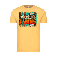 Vintage Mustard mom of twins western brushstroke Vintage Tee - OliviaCreatesArt