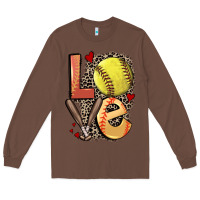 Chestnut love softball Long Sleeve Tee - FaDigitalArtStudio
