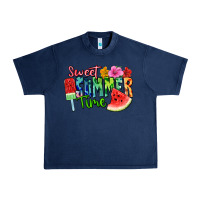 Navy Sweet summer time Urban Heavy Tee - FaDigitalArtStudio