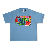 Pebble Blue Sweet summer time Urban Heavy Tee - FaDigitalArtStudio