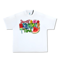 White Sweet summer time Urban Heavy Tee - FaDigitalArtStudio