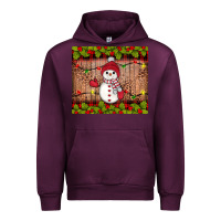 Mauve Wine snowman Christmas Urban Hoodie - JahusDesignShop