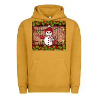 Pigment Peanut Butter snowman Christmas Urban Hoodie - JahusDesignShop