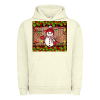 Pigment Pistachio snowman Christmas Urban Hoodie - JahusDesignShop