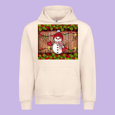 Snowman Christmas Urban Hoodie Designed By Jahusdesignshop