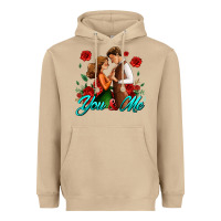 You And Me Heavyweight Hoodie | Teevron