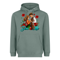 Sage you and me Heavyweight Hoodie - AdoDesignShop