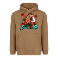 Toasted Coconut you and me Heavyweight Hoodie - AdoDesignShop