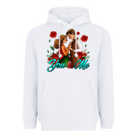 White you and me Heavyweight Hoodie - AdoDesignShop