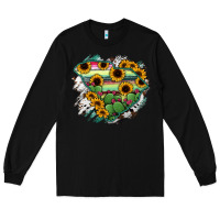 Black South Carolina State Map Long Sleeve Tee - RanaPortraitStore