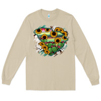 Mushroom South Carolina State Map Long Sleeve Tee - RanaPortraitStore