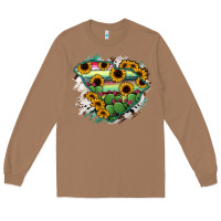 Toasted Coconut South Carolina State Map Long Sleeve Tee - RanaPortraitStore